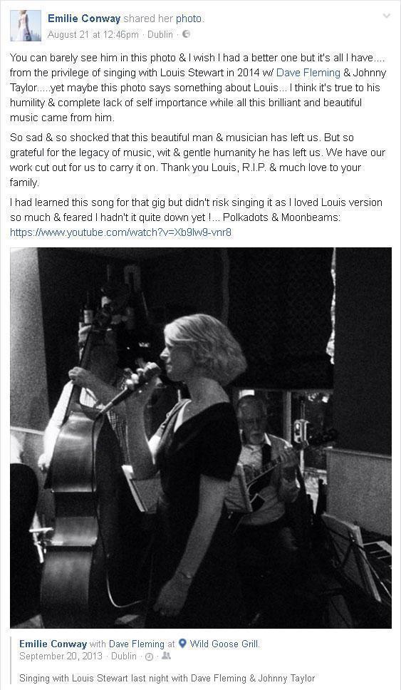 emilie conway facebook post